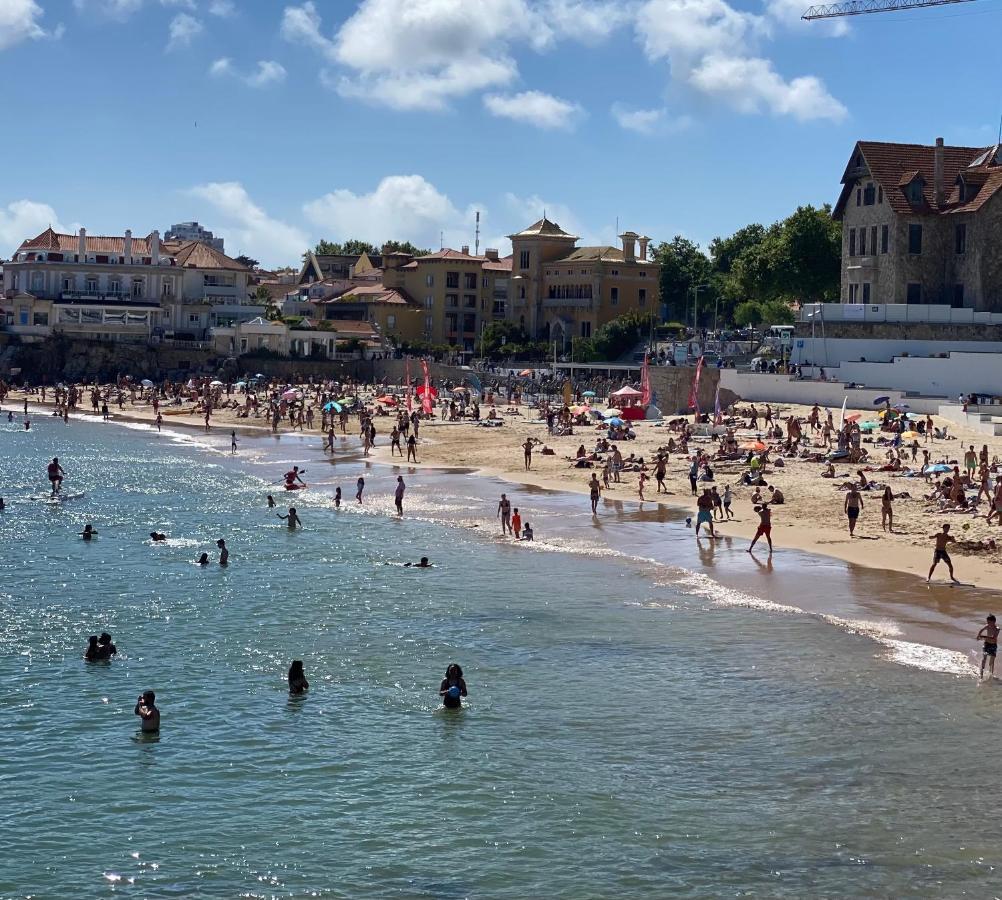 Апартаменты Lujoso Ap Con Piscina Frente Al Mar Кашкайш Экстерьер фото